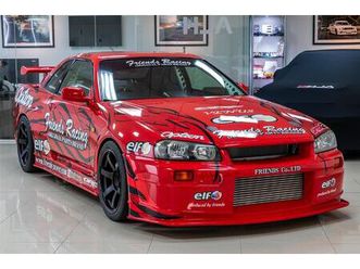 friend’s racing r34 gt-r, japan’s current champion gt-r for 0-300km/h and 0-1000m, 1400ps+