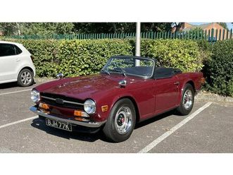 1971 triumph tr6 rouge foncé manuel, 5 vitesses conduite...