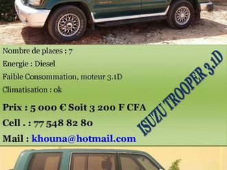 isuzu trooper 1998 dakar