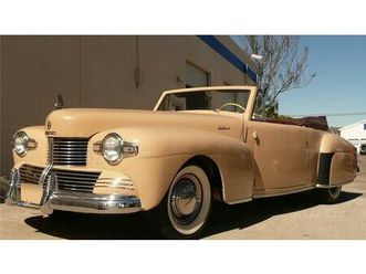 1942 lincoln continental beige manuel, 3 vitesses conduit...