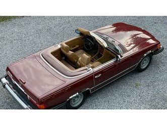 1983 mercedes sl class donkerrood automatique conduite à...