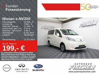 nissan e-nv200 evalia 40kwh 7-sitzer navi winter-paket