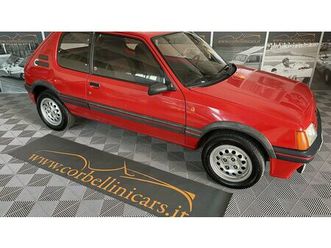 1985 peugeot 205 rouge manuel, 5 vitesses conduite à gauc...