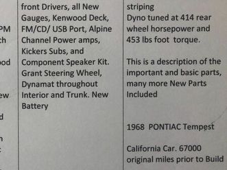 protouring pontiac gto big block