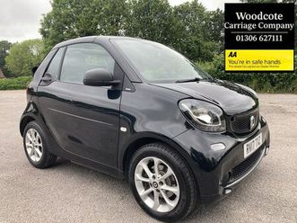 2017 smart fortwo 1.0 passion (71bhp) (premium)(start/stop) cabriolet