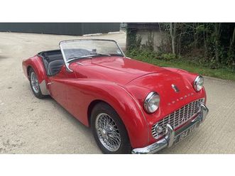 1959 triumph tr3a - few miles since last nut and bolt rebuild! a vendre