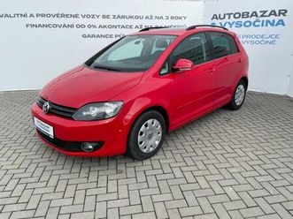 volkswagen golf plus 2.0tdi klima! tažné! tempomat!