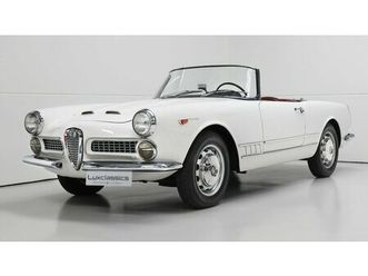1960 alfa romeo 2000 spider lhd by touring of milan a vendre