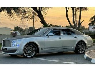 bentley mulsanne bentley mulsanne 2012 v8 vip low mileage in perfect condition