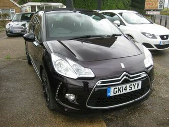 2014 citroen ds3 cabrio 1.6e-hdi dstyle plus