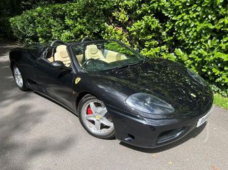ferrari 360 f1 spider.one of just 31
