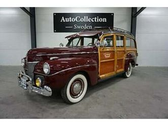ford super deluxe v8 woody station wagon unikt tillfälle
