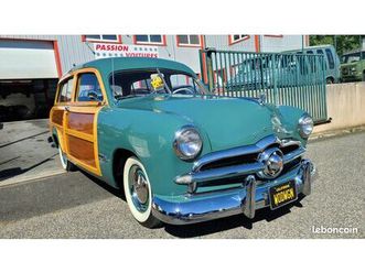 ford woody custom station wagon v8, rare, superbe