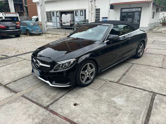 mercedes c 220 d cabrio auto tenuta benne unico proprietario allestimento amg