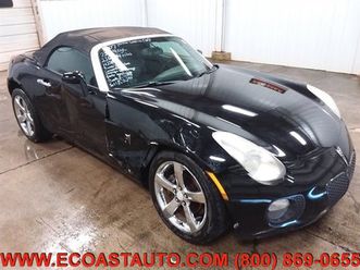 used 2007 pontiac solstice gxp w/ premium package bedford va 24523