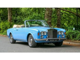1977 rolls-royce corniche dhc series 1a a vendre