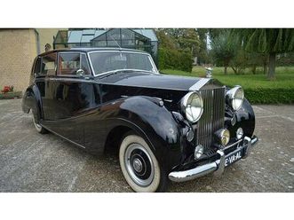 1952 rolls-royce silver wraith h.j. mulliner saloon a vendre