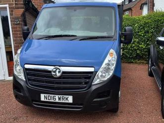 vauxhall movano f3500 l2h1 cdti drop side pick up,16 reg