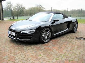 audi r8 spyder v8 quattro with just 18,000 miles from new
