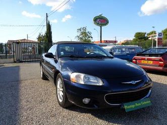 chrysler sebring cabriolet - 2001