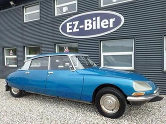1974 citroën ds 23 2,3 pallas 143.000 km kr 129.900
