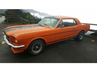 ford mustang hard top, 1966, 80'000 km, 34'000.- - annonce 3425576