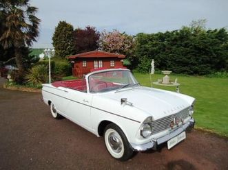 hillman super minx convertible 1963