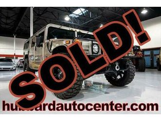 used 2002 hummer h1 4-passenger wagon enclosed