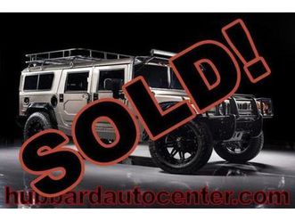 used 2003 hummer h1 fully custom, wheels & tires, roof rack, light bar, led’s wow!