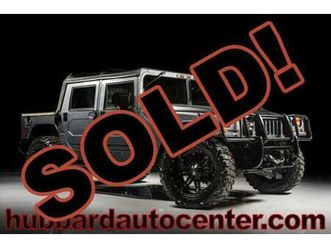 used 2006 hummer h1 alpha fully custom, rare generation 2 all black interior