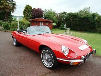 jaguar e type v12 roadster 1973/4