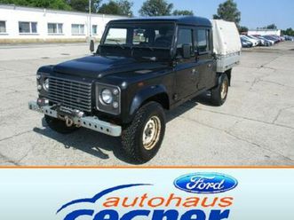 land rover defender s crew cab doka plane winde