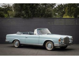 mercedes-benz 280se 3.5 v8 cabriolet, lhd,1970 | hexagon