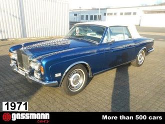 1971 rolls-royce corniche i - corniche i cabriolet mit chromstoßstangen, rhd