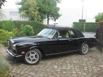 ② rolls royce corniche cabriolet oldtimer 1981 — rolls-royce — 2ememain