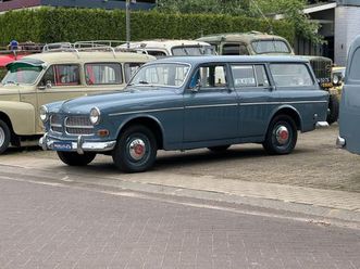 volvo amazon - combi vroeg model, vers gespoten, nieuw chroom en rubbers, lpg