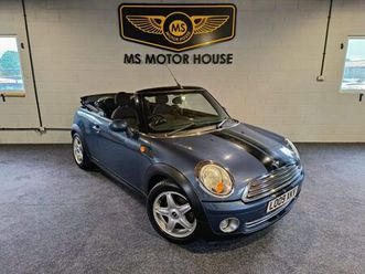 2009 mini cooper 1.6 cooper (120bhp) convertible 2d