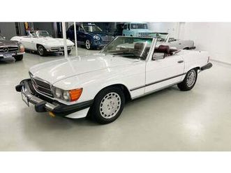 1986 mercedes sl class blanc automatique, 3 vitesses cond...