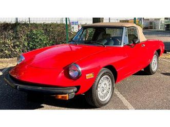 alfa romeo spider - 1978