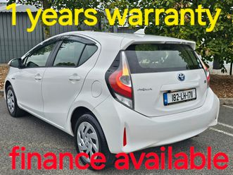 2018 toyota aqua hybrid automatic nct'd €11,990