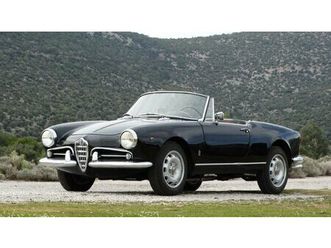 1961 alfa romeo giuletta spider 'normale', nero/rosso a vendre