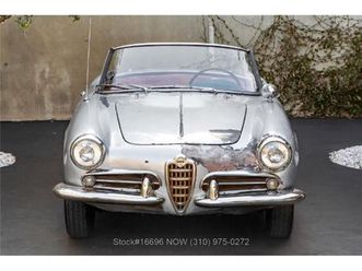 1963 alfa romeo giulietta spider for sale