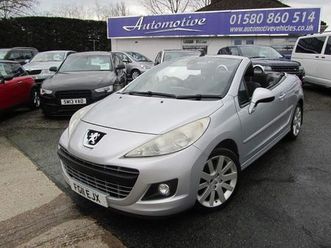 peugeot 207 cc 1.6 hdi gt euro 5 2dr