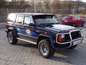 jeep cherokee 4,0 xj;lpg;kůže;automat,tažné suv - suv lpg + benzin
