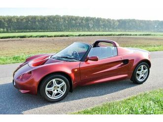 lotus elise - 1.8-16v 120 s1 rhd 1998 rood metallic 81.930 miles, extreem licht: 730kg