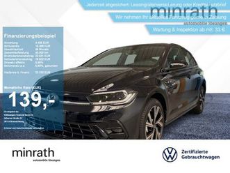 volkswagen polo r-line 1.0 tsi matrix+app+navi+virt+acc+shz