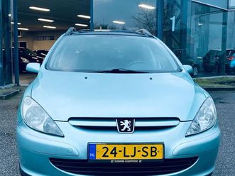 peugeot 307 sw - 2.0 16v, automaat, 7persoon, airco, nap, apk