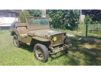 1943 willys jeep vert manuel, 3 vitesses conduite à gauch...
