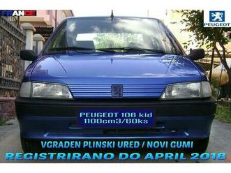 peugeot 106 plinski ured registrirano n gumi