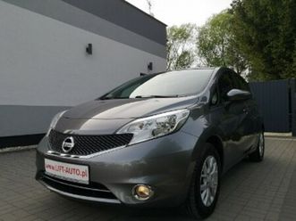 nissan note e12 1.2 b 80km klima isofix tempomat alu halogeny